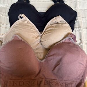 Kindred Bravely Maternity Bra Set - Black, Beige, Mauve